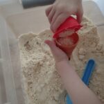 Spielen mit Zaubersand